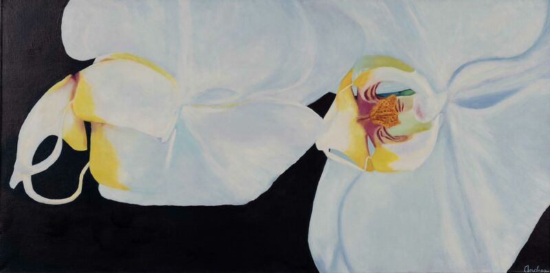 Orchydia 10 - a Paintings by Andrea Harrison